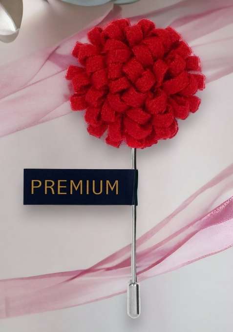 Unisex Red A Glorious Crescendo Brooch Lapel Pin