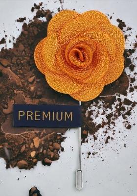 Unisex Orange Brawny Delicacy Brooch Lapel Pin