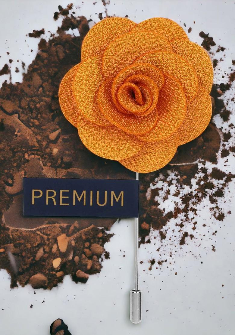 Unisex Orange Brawny Delicacy Brooch Lapel Pin