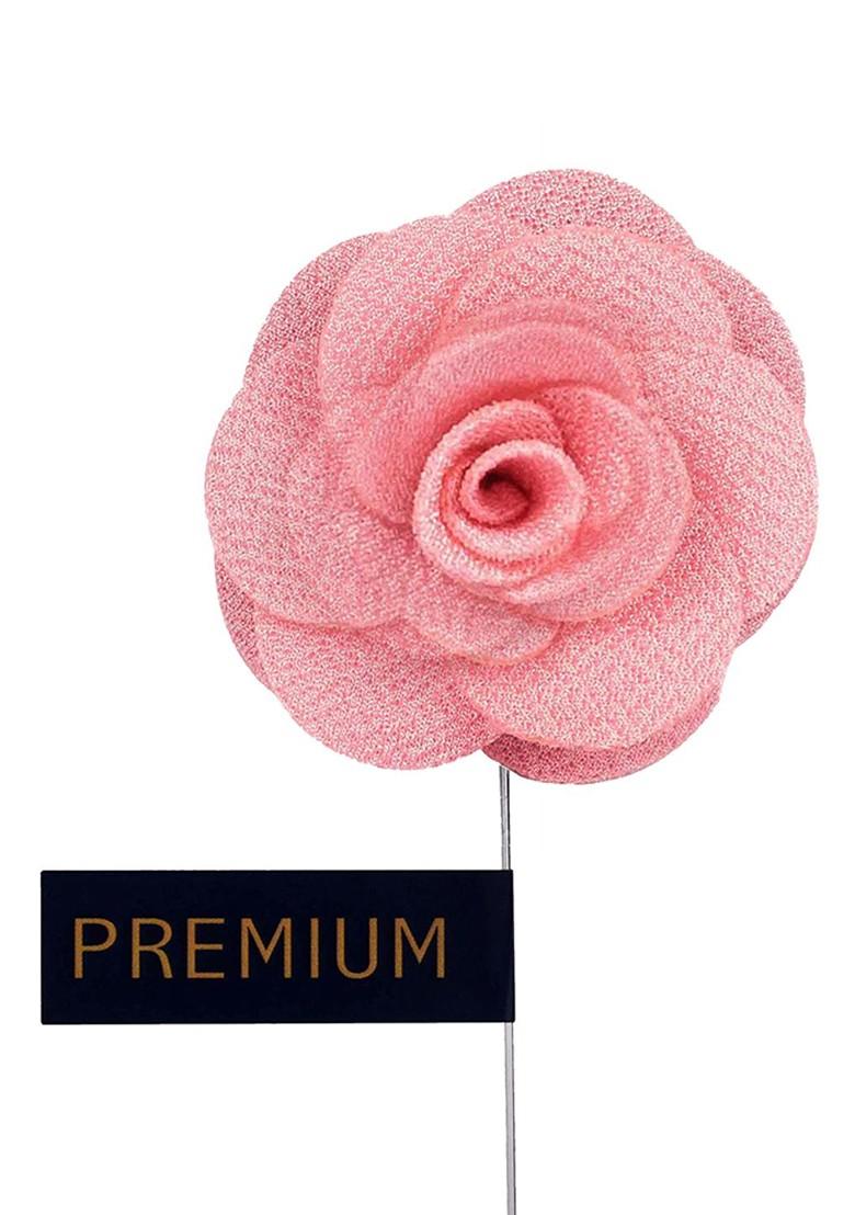 Unisex Pink Brawny Delicacy Floral Lapel Pin