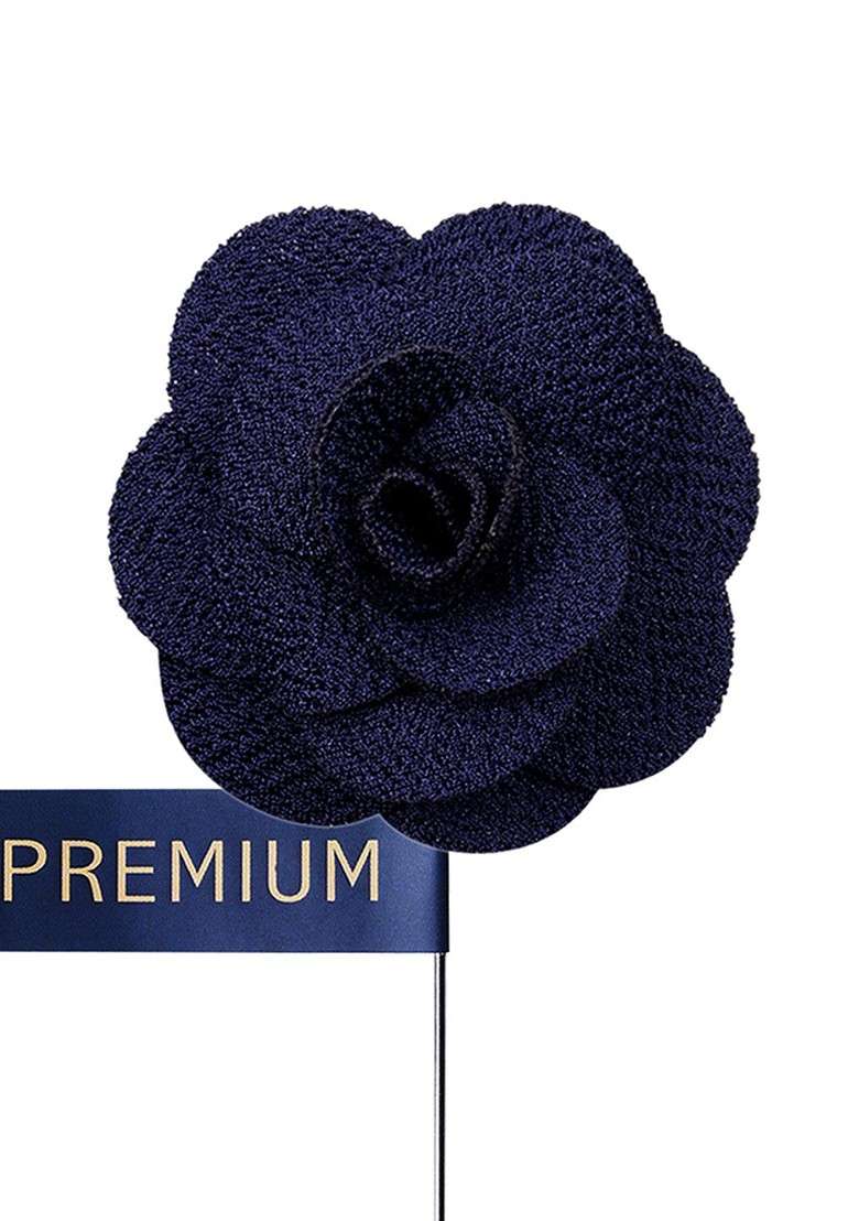 Unisex Blue Brawny Delicacy Brooch Lapel Pin - Indya