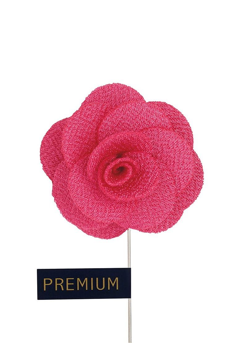 Unisex Pink Floral Brawny Delicacy Lapel Pin