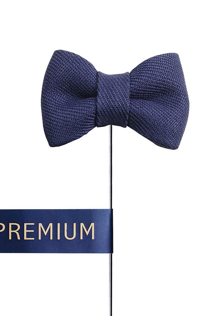 Unisex Blue The Graceful Bow Brooch Lapel Pin