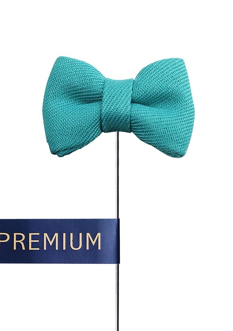 Unisex Green The Graceful Bow Brooch Lapel Pin