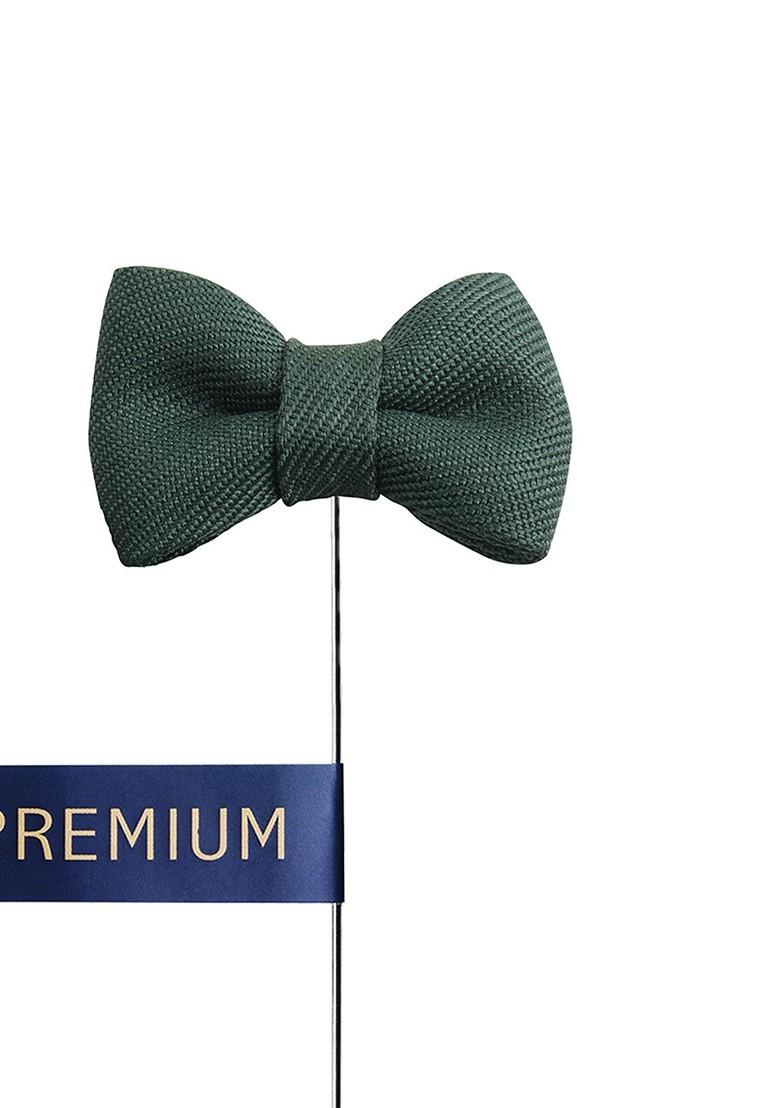 Unisex Green The Graceful Bow Brooch Lapel Pin