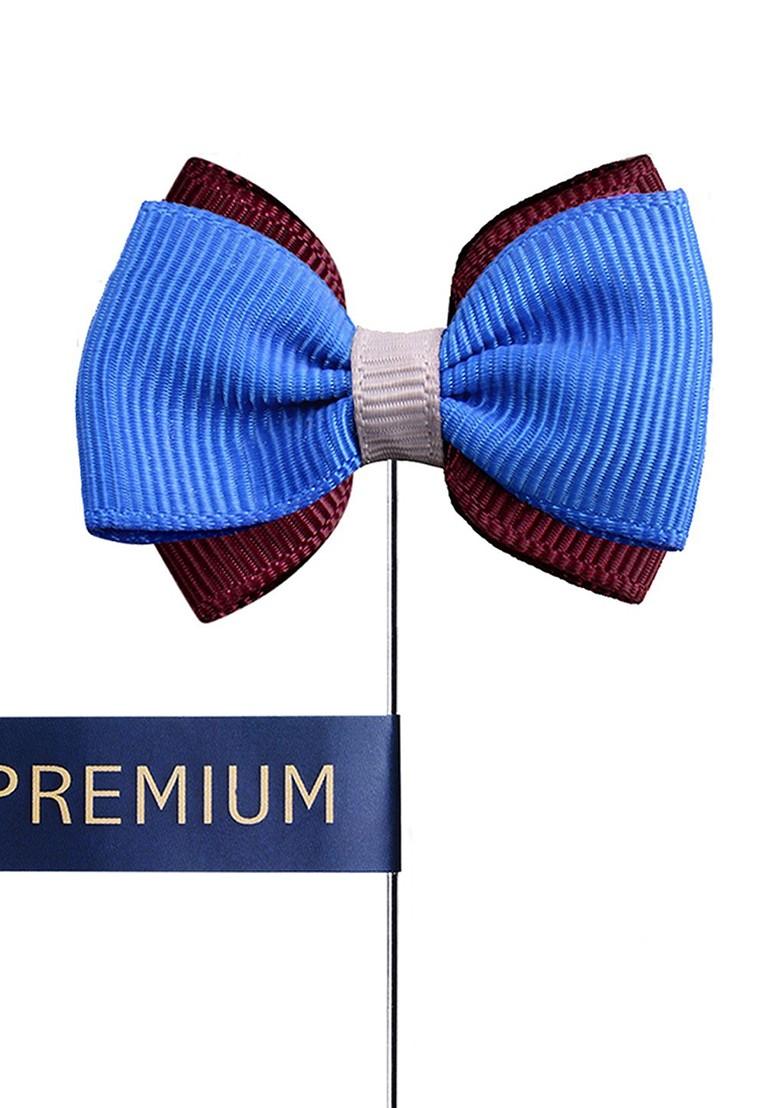Unisex Blue Purple The Graceful Bow Brooch Lapel Pin
