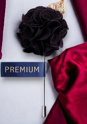 Unisex Purple Brooch Lapel Pin