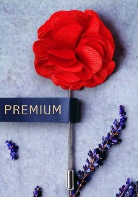 Unisex Red Ornamental Treat Brooch Lapel Pin