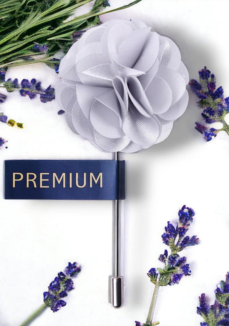 Men Unisex Floral Ornamental Treat Brooch Lapel Pin