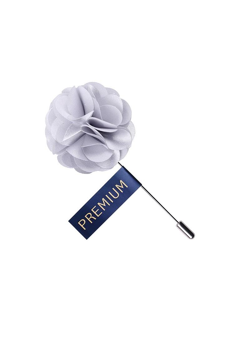 Men Unisex Floral Ornamental Treat Brooch Lapel Pin