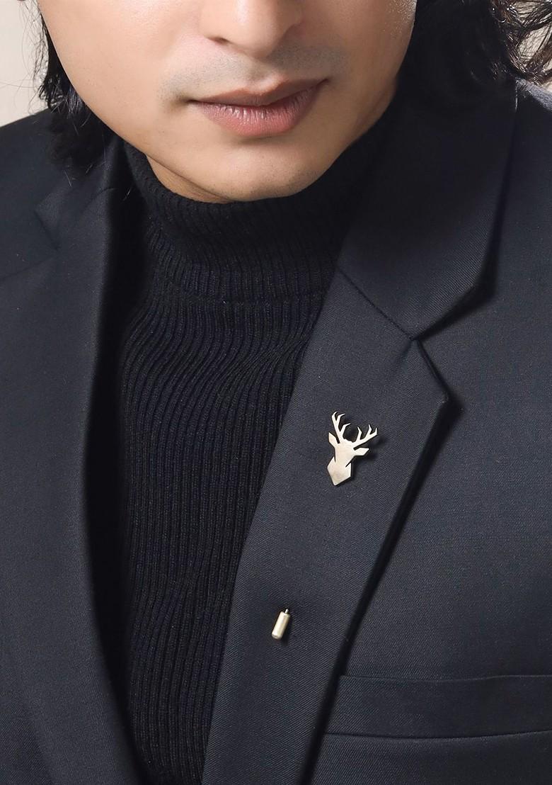 Men Imperial Stag Lapel Pin Brooch