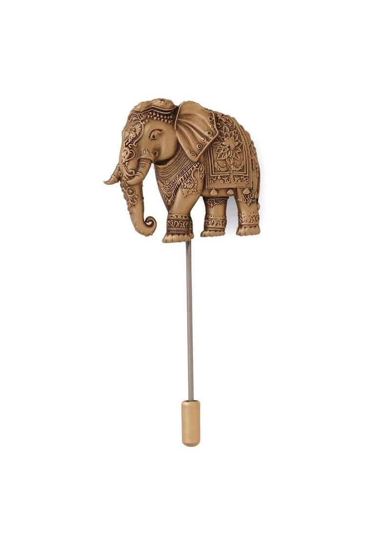 Men Elephant Emissary Lapel Pin Brooch