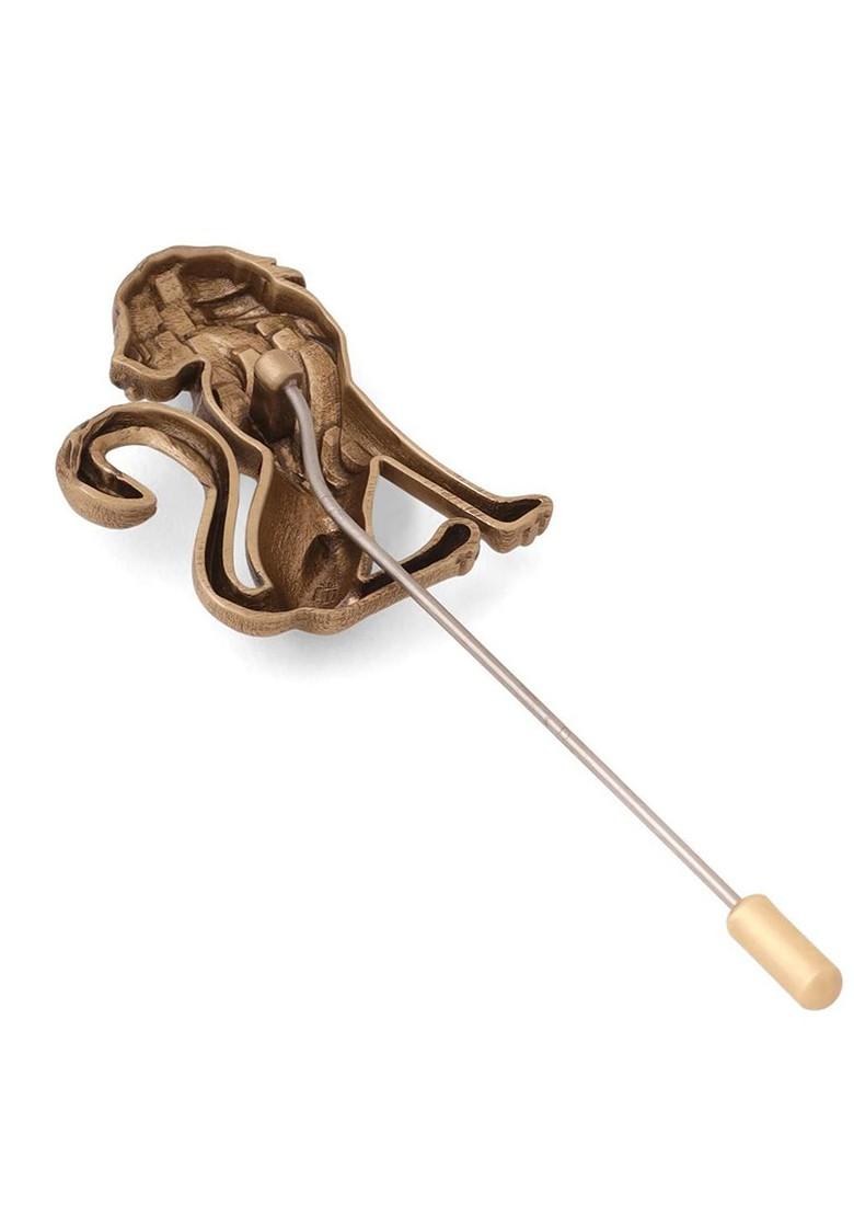 Men Lion Lapel Pin Brooch