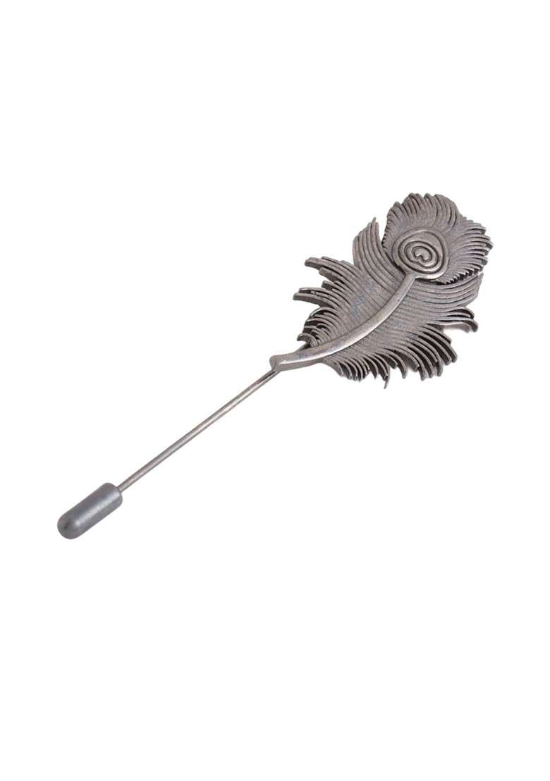 Peacock Grace Lapel Pin Brooch - Indya