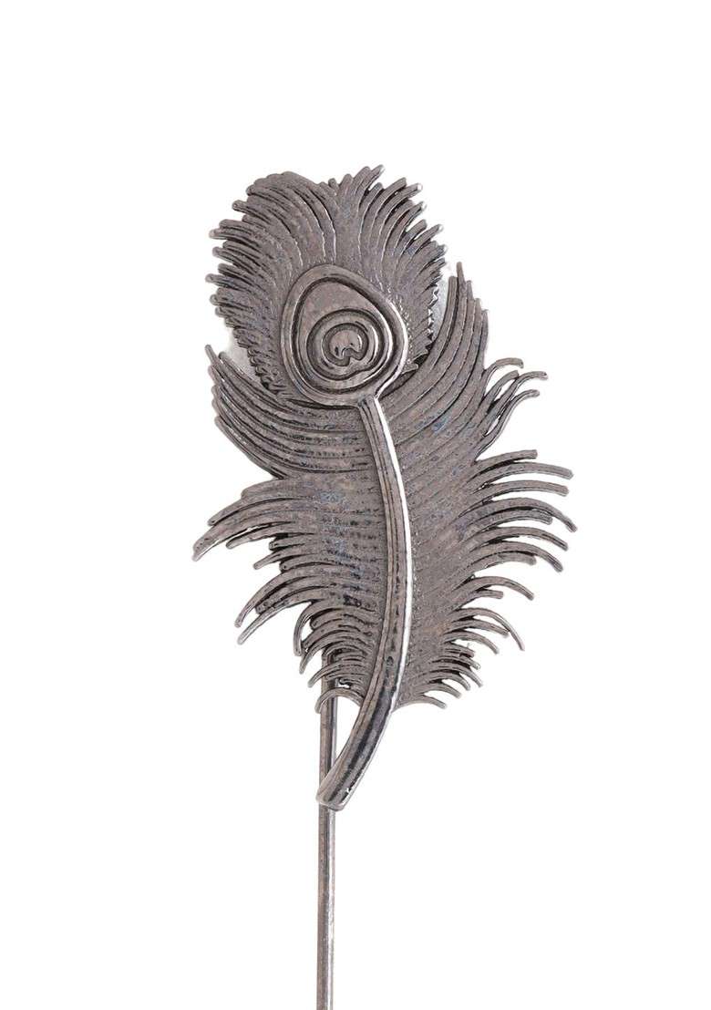 Peacock Grace Lapel Pin Brooch - Indya