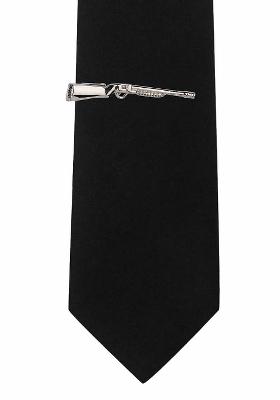 Men Silver Toned Tie Pin