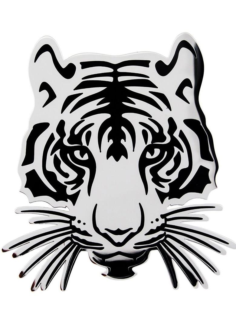 Ruthless Tiger Stainless Steel Lapel Pin For Men
