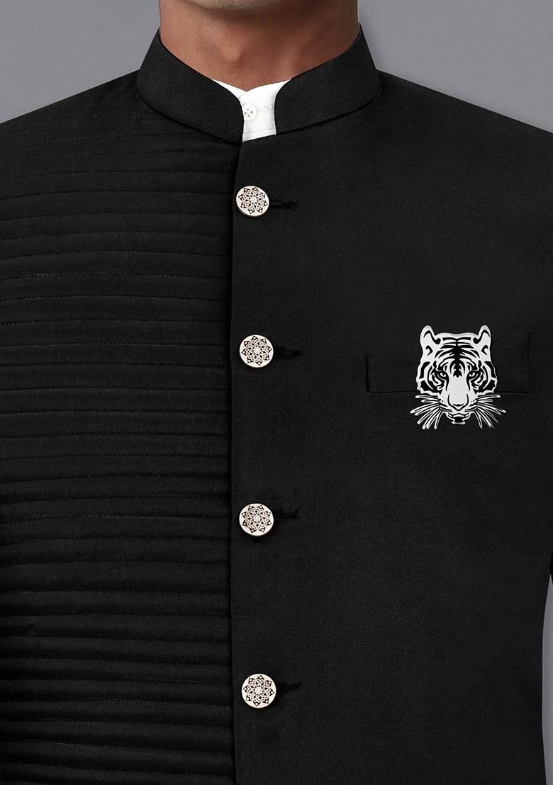 Ruthless Tiger Stainless Steel Lapel Pin For Men