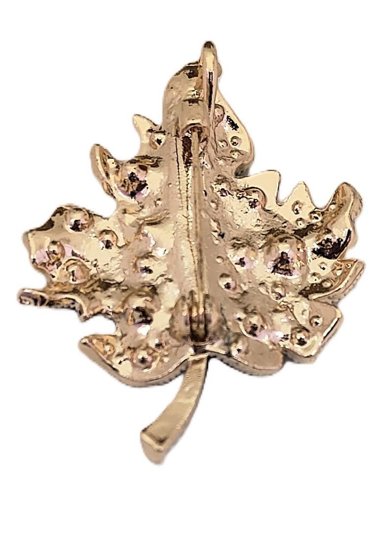 Multicoloured Plated Metal Brooch