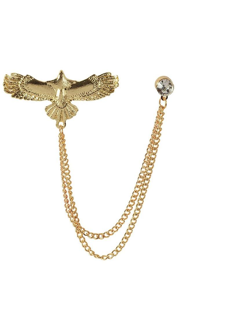 Gold Toned Plated Alloy Brooch