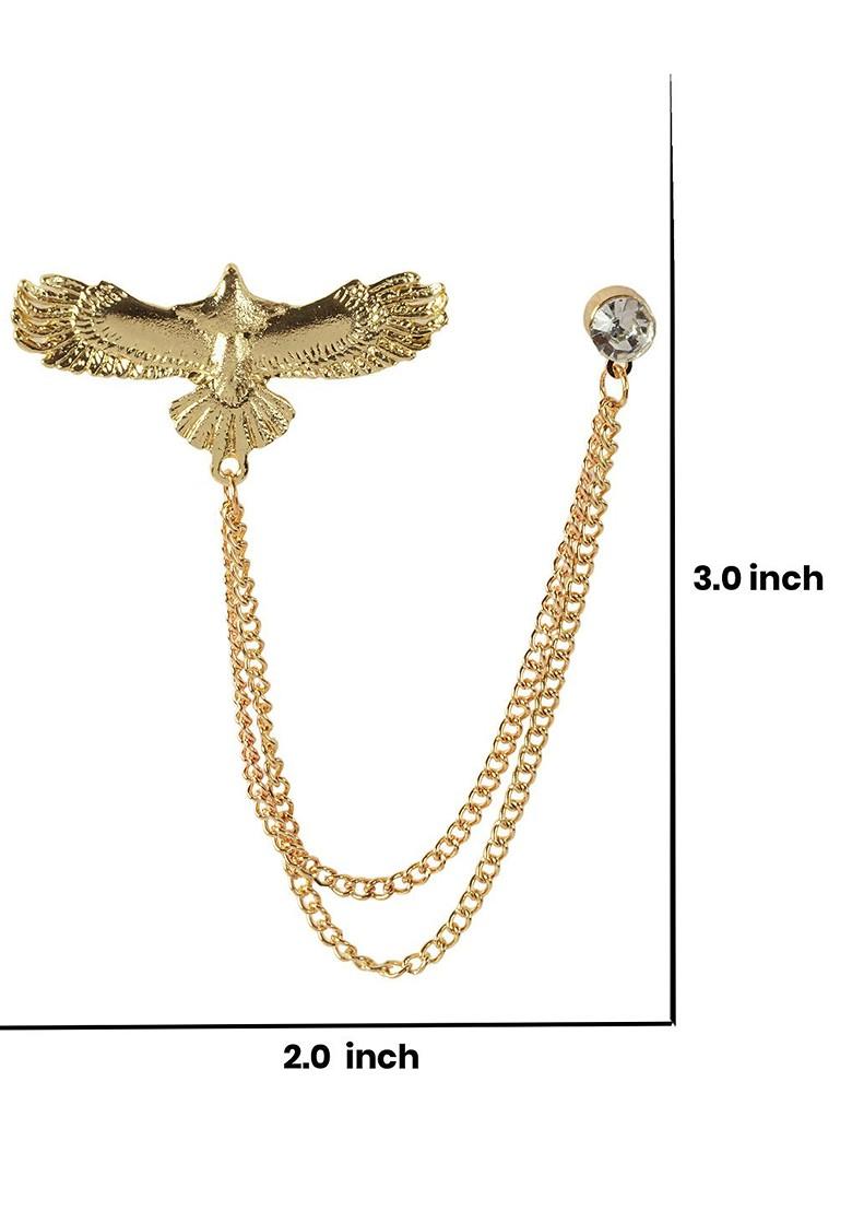 Gold Toned Plated Alloy Brooch