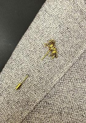 Gold Plated Horse Design Lapel Pin Brooch