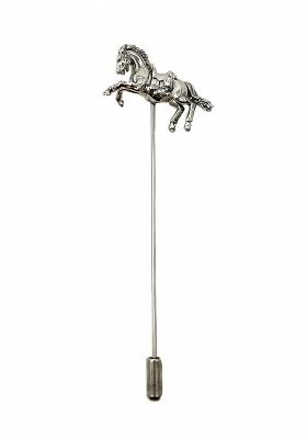 Silver Plated Horse Design Lapel Pin Brooch