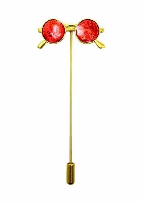 Men Sunglass Design Laple Pin Minimal Brooch