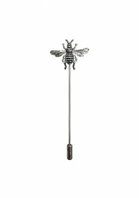 Men Honeybee Design Laple Pin Minimal Brooch