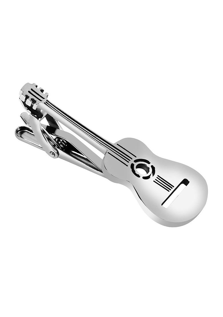 Men Guitar Shaped Statement Tie Pin