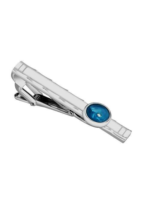 Men Real Stones Studded Statement Tie Pin