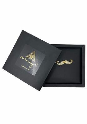 Gold Toned Plated Statement Brooch