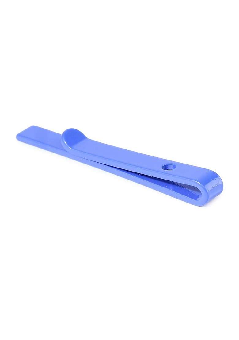 Men Blue Horizontal Tie Pin - Indya
