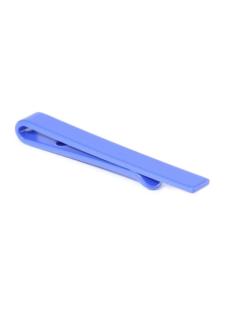 Men Blue Horizontal Tie Pin