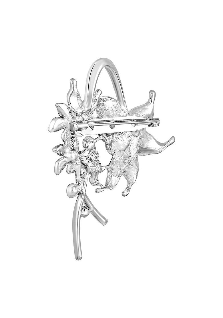 Women Floral Shaped Wedding Brooch