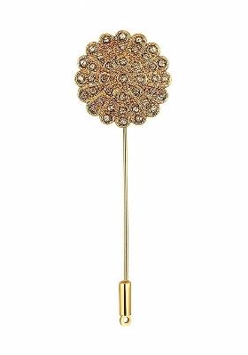 Men Floral Shape Brooch