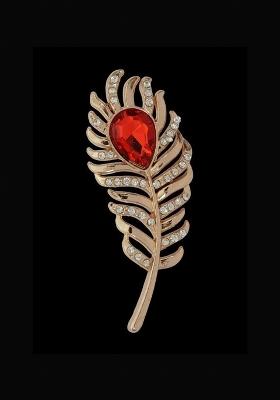 Rose Gold Plated Brooch