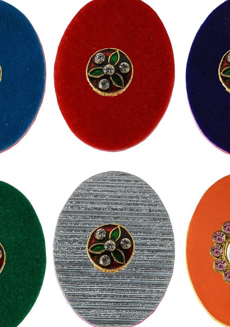 Multicoloured Alloy Brooch