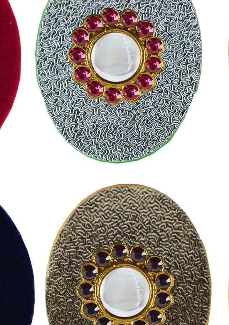 Multicoloured Alloy Brooch