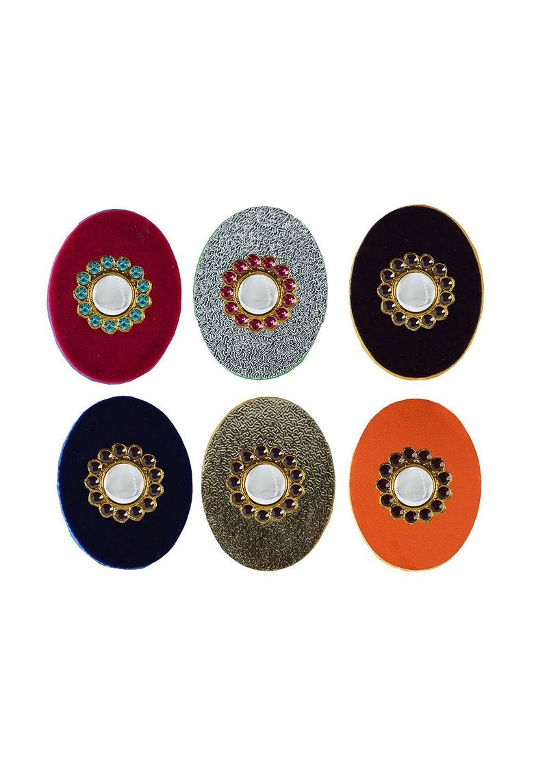 Multicoloured Alloy Brooch