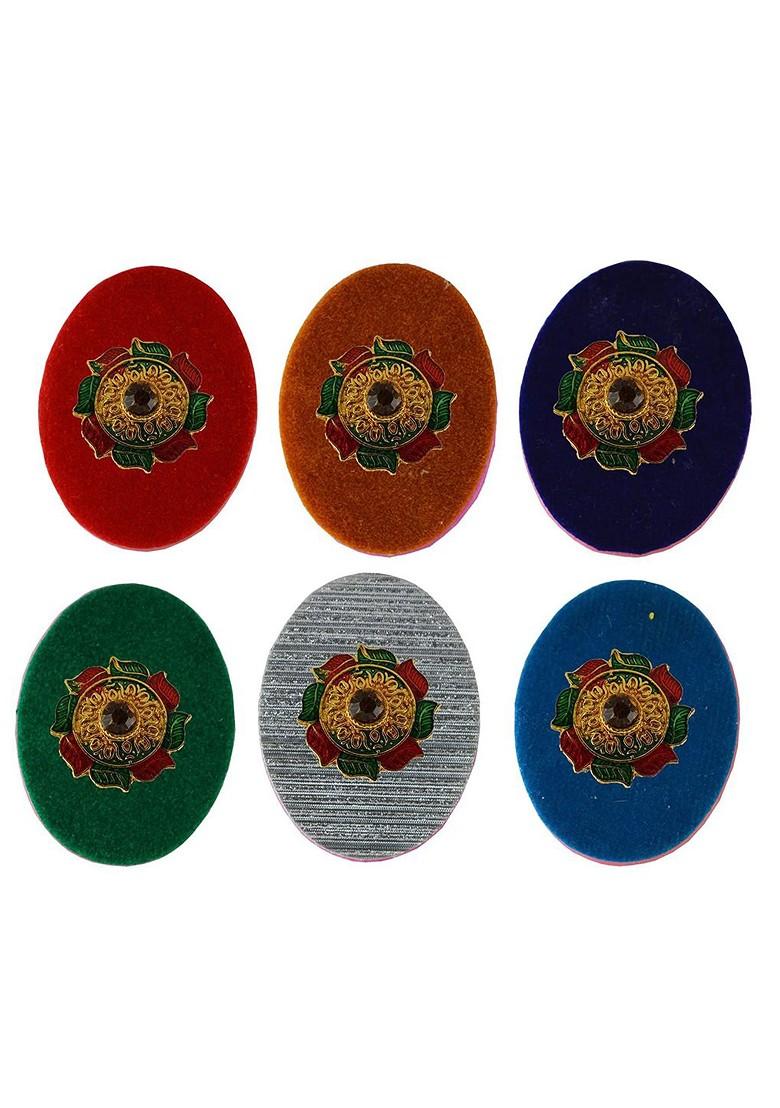 Multicoloured Alloy Brooch