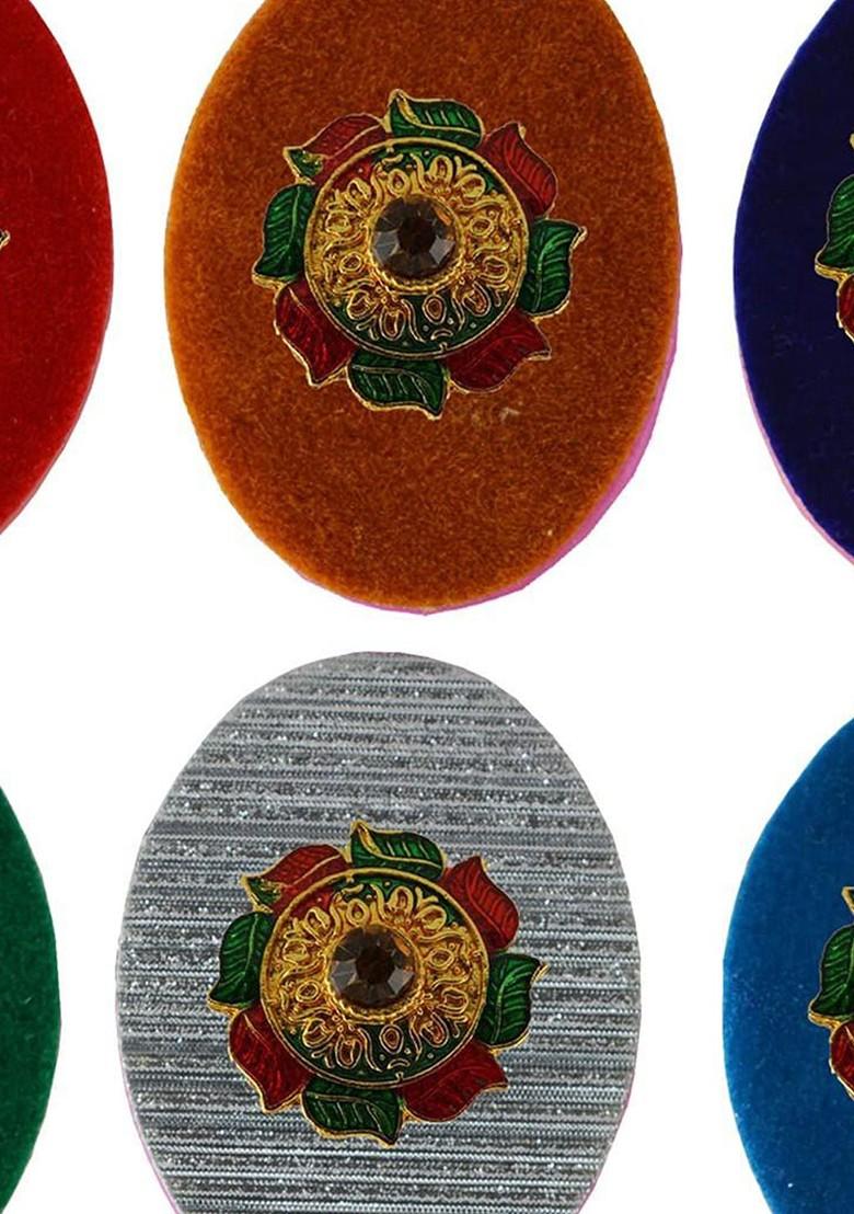 Multicoloured Alloy Brooch