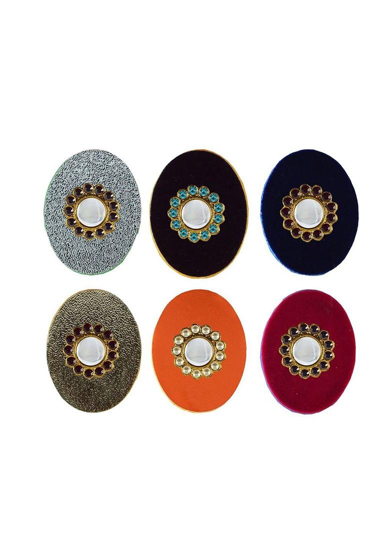 Multicoloured Alloy Brooch