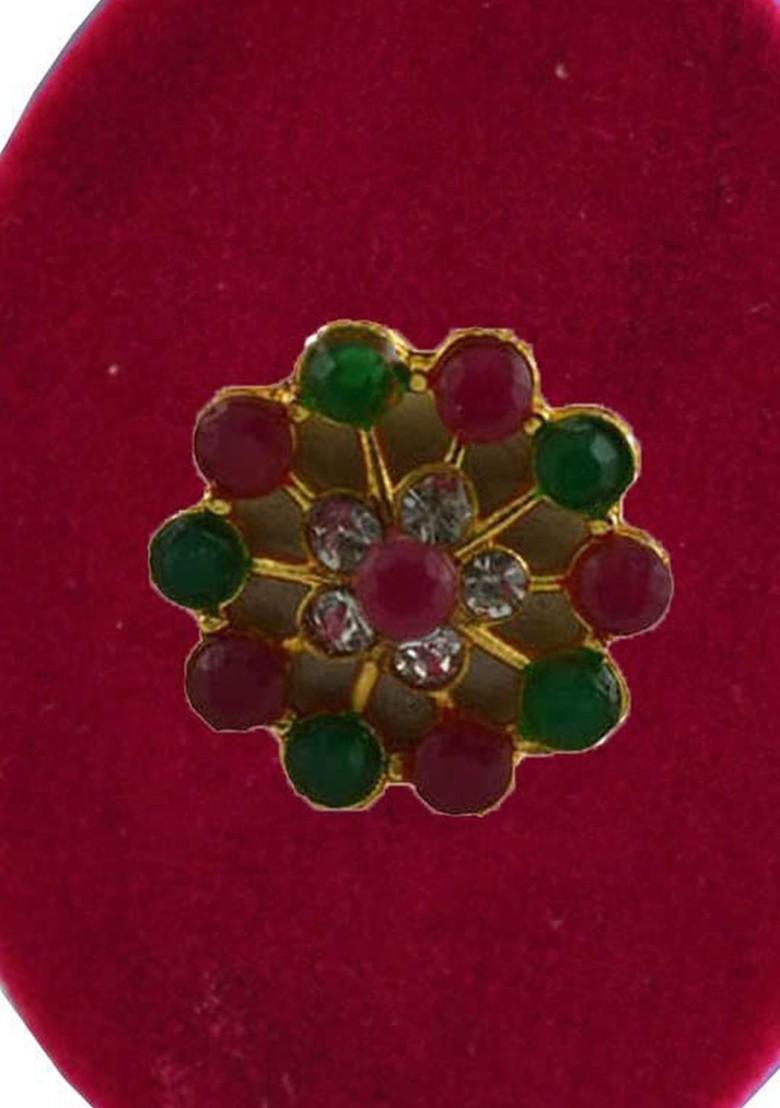 Multicoloured Alloy Brooch