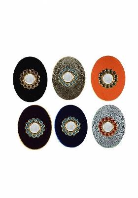 Multicoloured Alloy Brooch