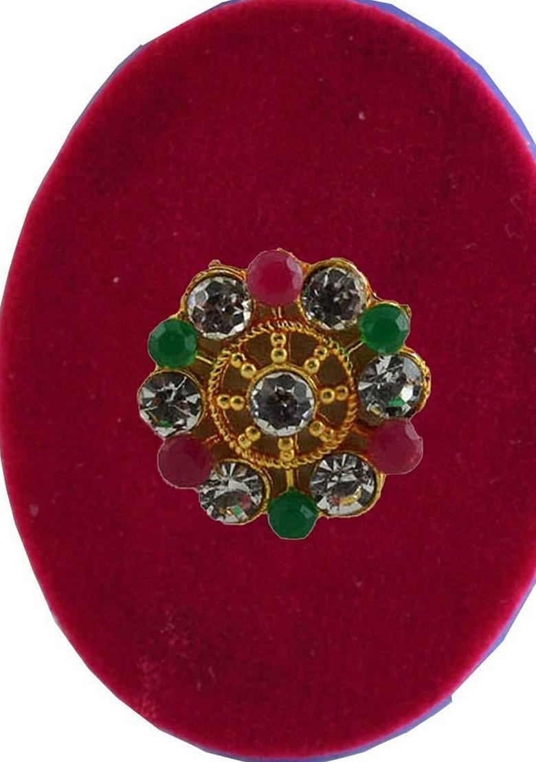 Multicoloured Alloy Brooch