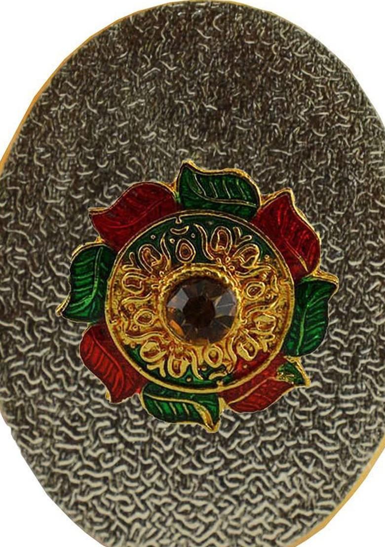 Multicoloured Alloy Brooch