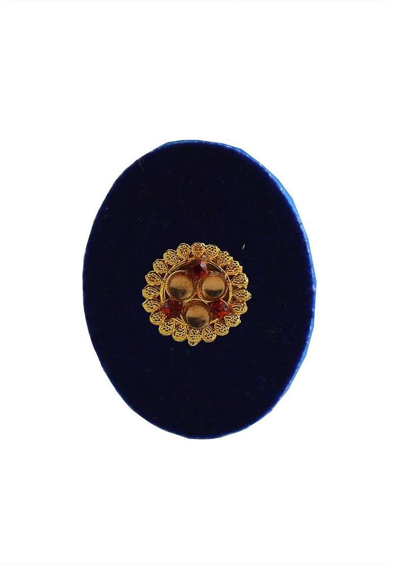 Multicoloured Alloy Brooch - Indya