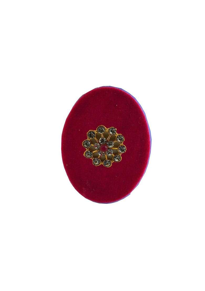 Multicoloured Alloy Brooch - Indya