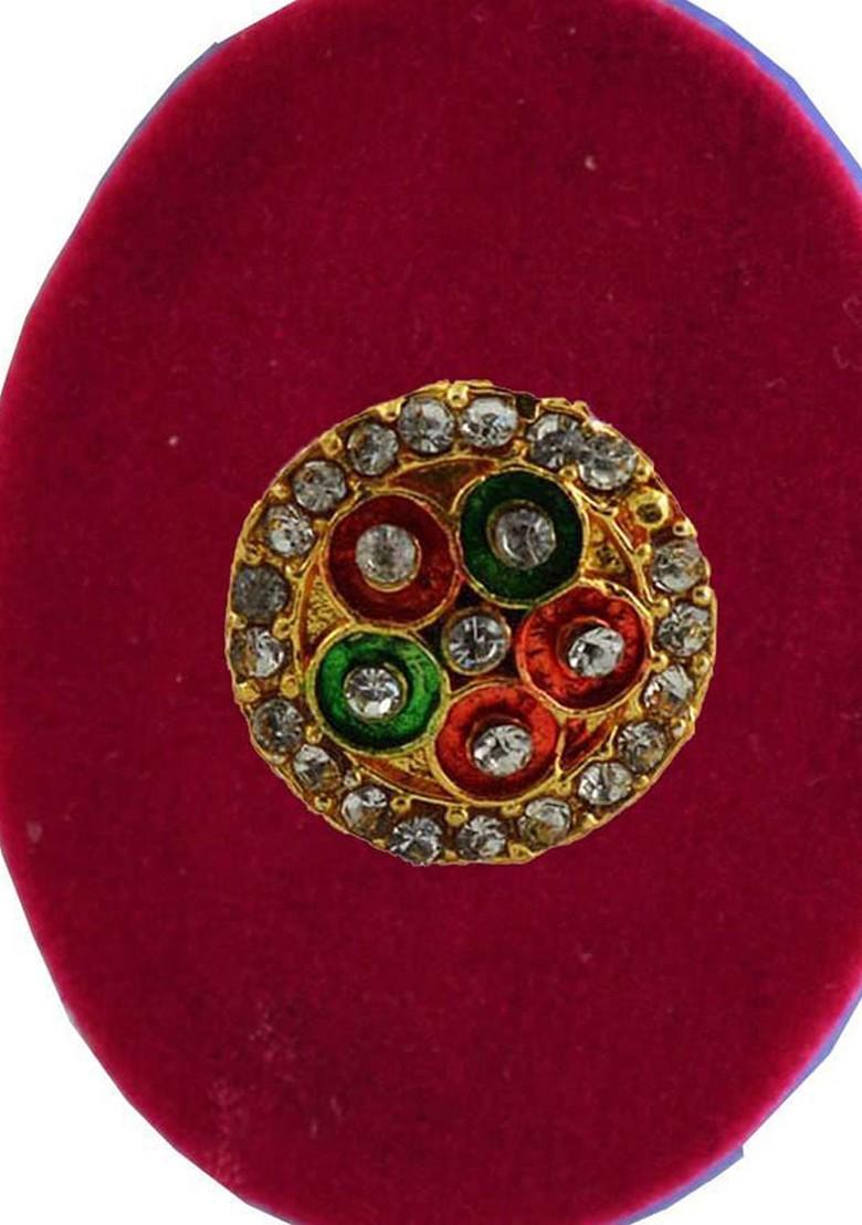 Multicoloured Alloy Brooch